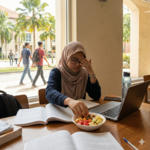 imej mengenai Persiapan Mental Pelajar Atasi Stress Belajar Dengan Nutrisi Sihat 1
