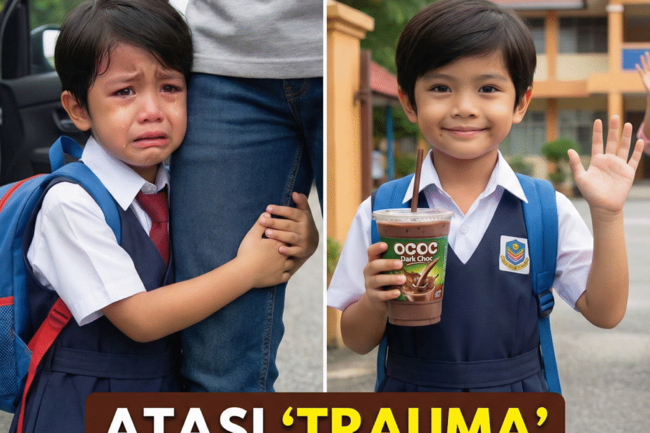 Image of Anak Menangis Ke Sekolah Bagaimana Saya Ubah Drama Pagi Jadi Tenang dengan OCOC Dark Chocolate